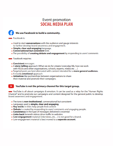 social media event promotion plan1
