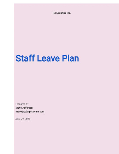 staff leave plan