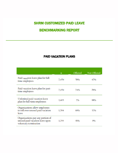 vacation paid leave plan
