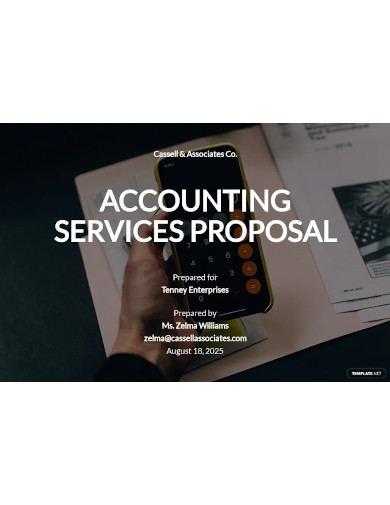 accounting services proposal