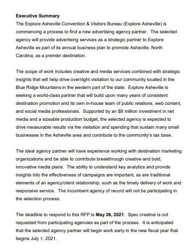 advertising agency sales proposal