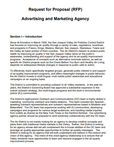 advertising marketing agency campaign proposal