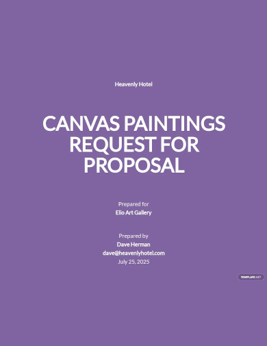 art request for proposal template