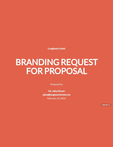 branding request for proposal template