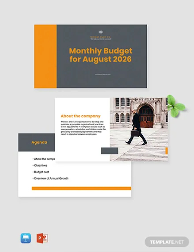 budget presentation template