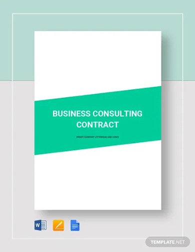 business consulting contract