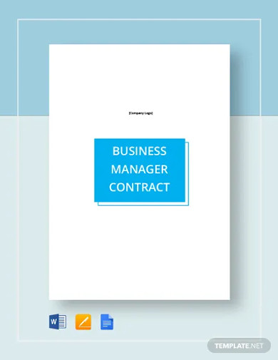 business manager contract