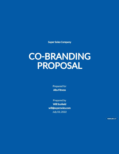 co branding proposal template