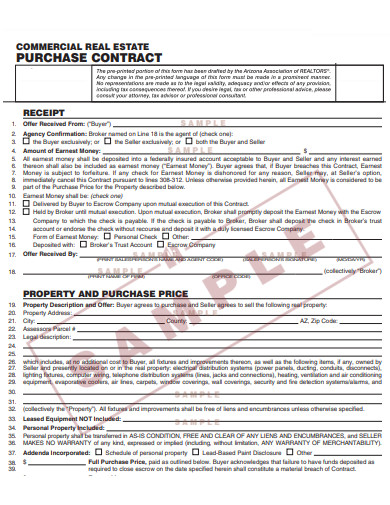 commercial business purchase contract