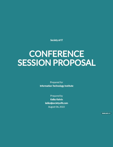 conference session proposal template