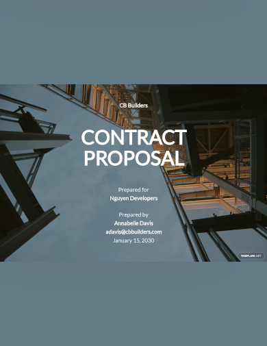 construction contract proposal template