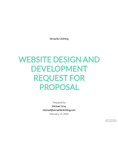 development request for proposal template