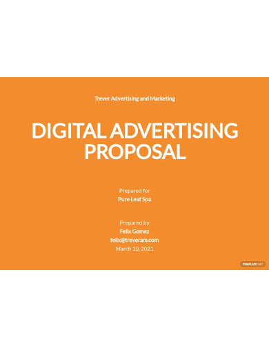 digital advertising proposal