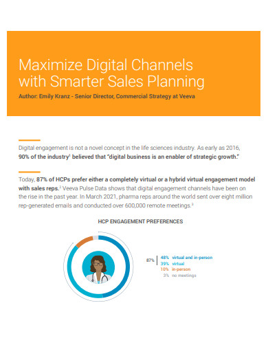 digital channel sales strategy plan