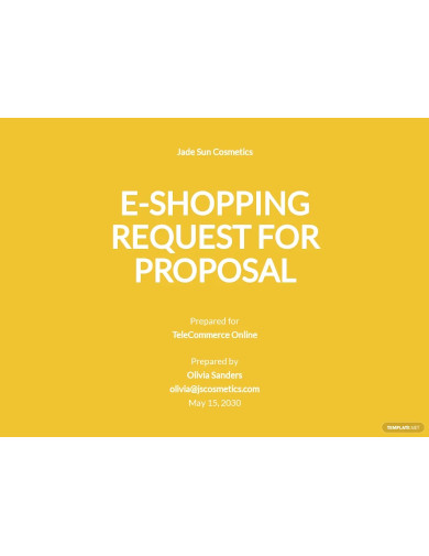 e commerce request for proposal