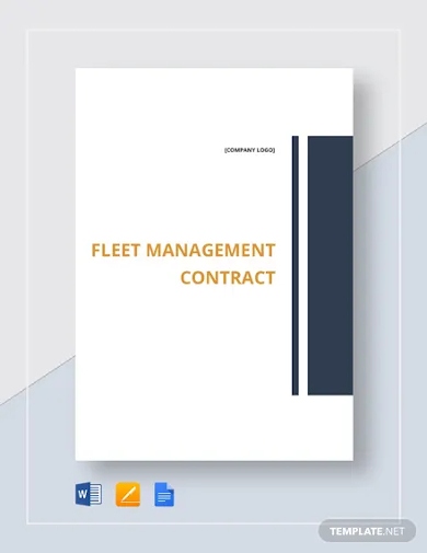 fleet management contract template