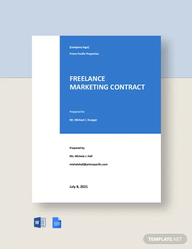 freelance marketing contract template
