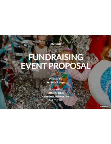 fundraising event proposal