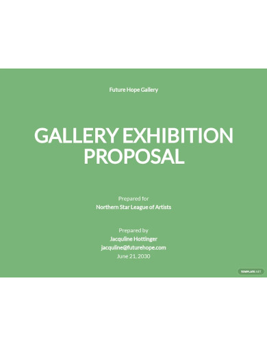gallery exhibition proposal