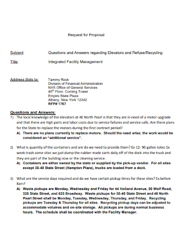 integrated facilities management proposal