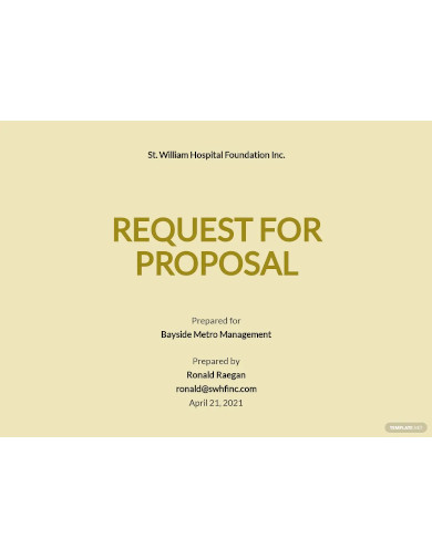 investment request for proposal