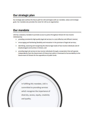 legal strategic plan example