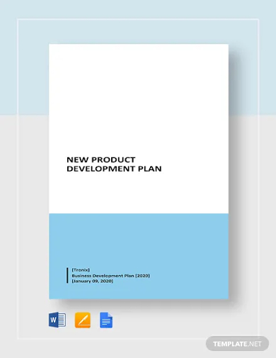 new product development plan template