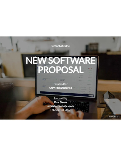 new software proposal