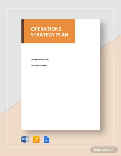 operations strategy plan