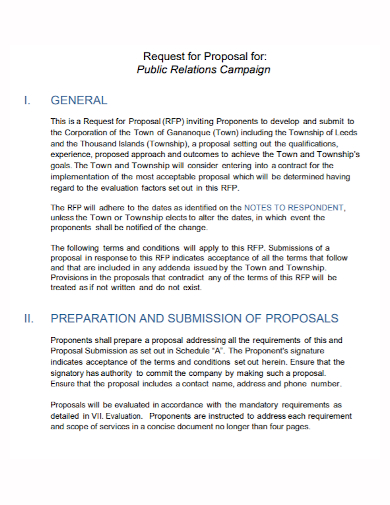 pr campaign proposal