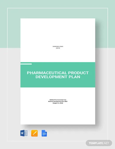 pharmaceutical product development plan