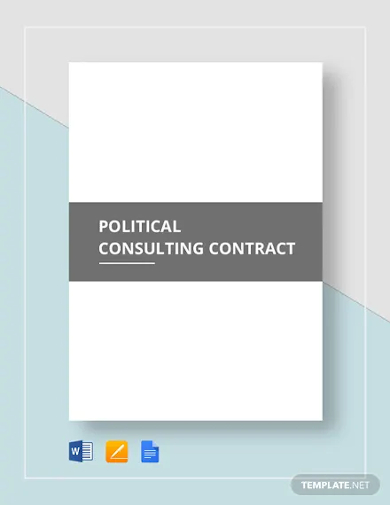 political consulting contract template