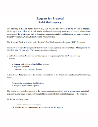 printable social media agency proposal