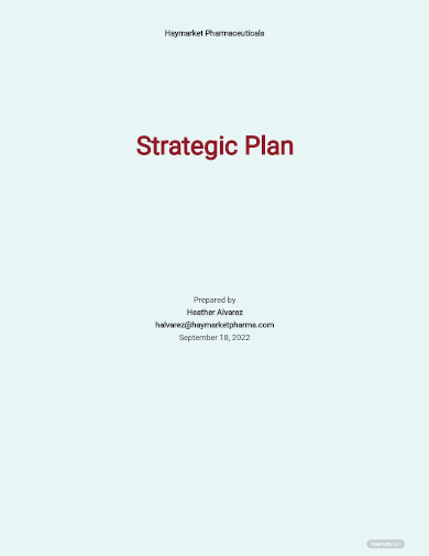 product strategy plan template