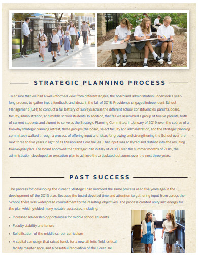 professional school strategic plan