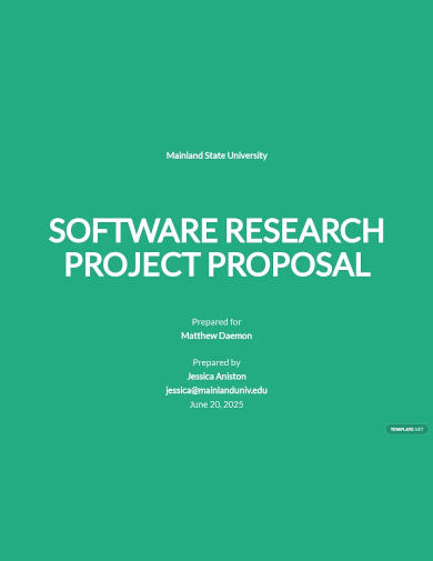 research project proposal template