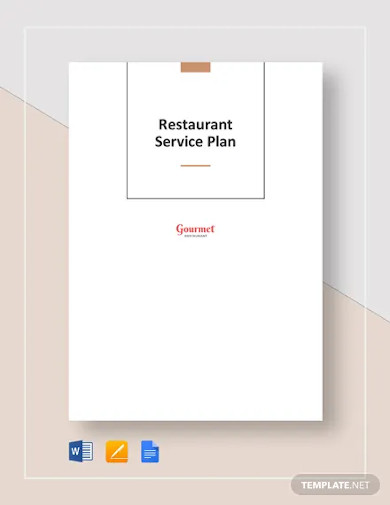 restaurant service plan