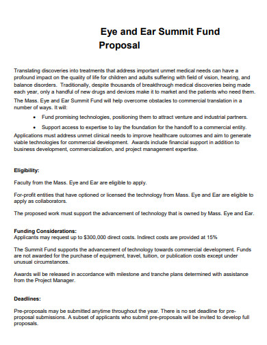sample startup funding proposal