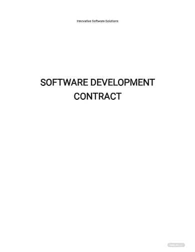 software development contract template