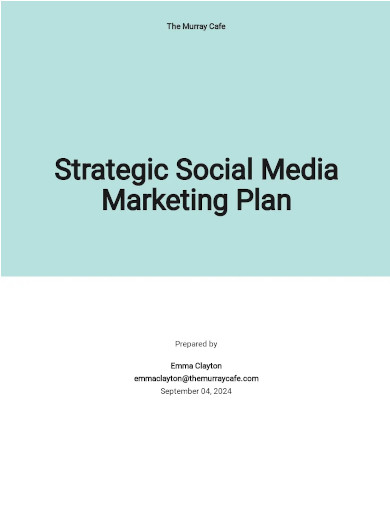 strategic social media marketing plan