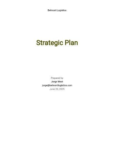 strategy operational plan