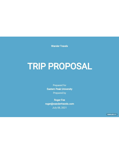 trip proposal