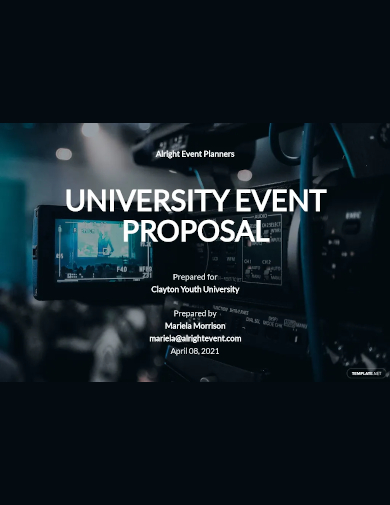 university event proposal template