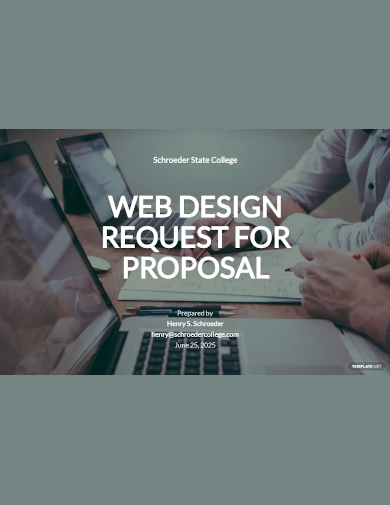 web design request for proposal template