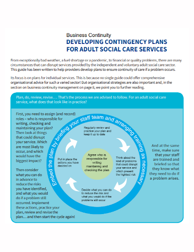 care service business contingency plan