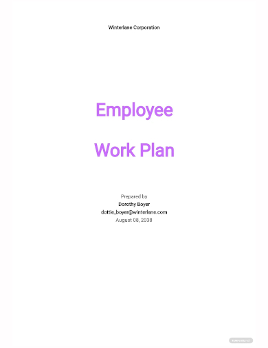 project management work plan template