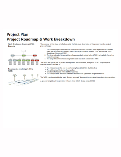 project plan work roadmap