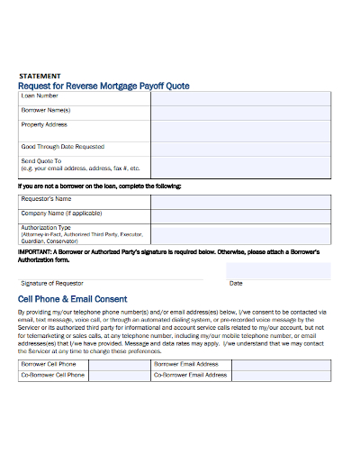 reverse mortgage payoff statement