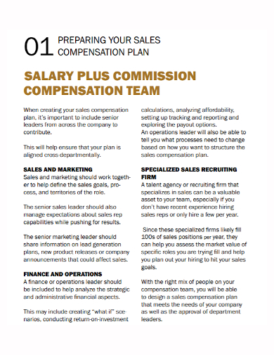 sales compensation commission plan