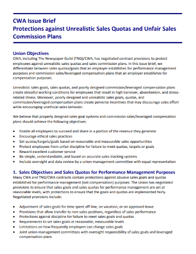 sales protection commission plan